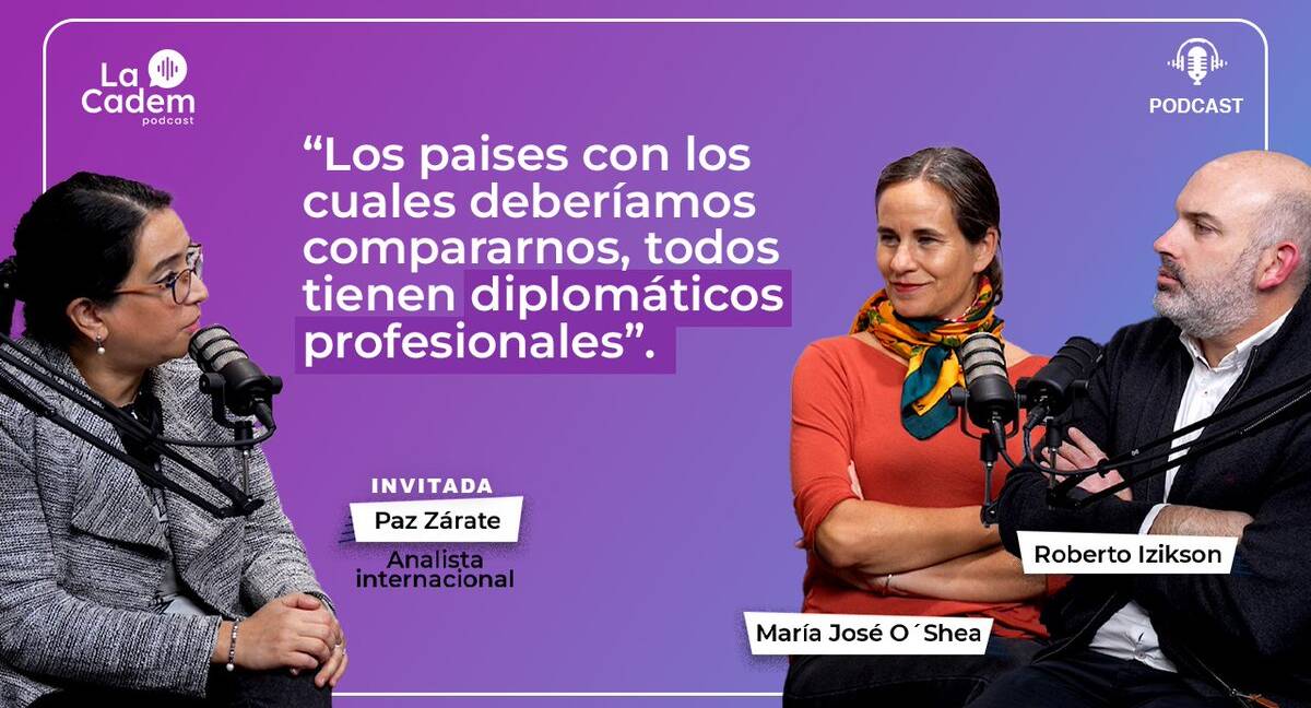 ENTREVISTA | Paz Zárate: «Los países con los cuales deberíamos compararnos, todos tienen diplomáticos profesionales»